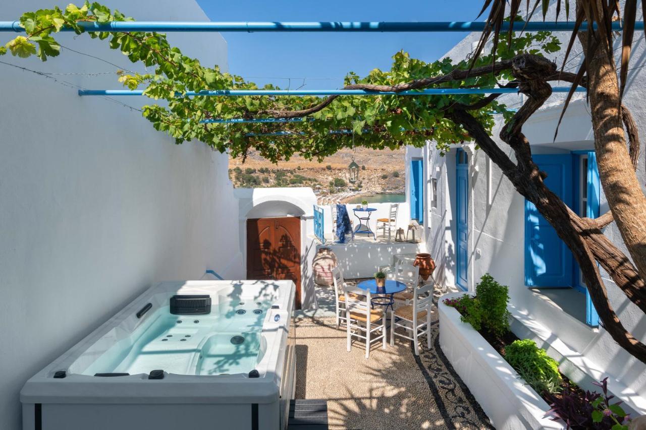 Lindos Beach Boutique Villa Exterior foto